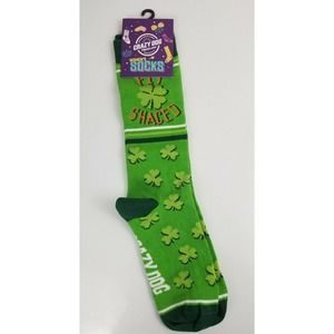 Fit Shaced Socks Funny St Patricks Day Irish Drinking Party Novelty